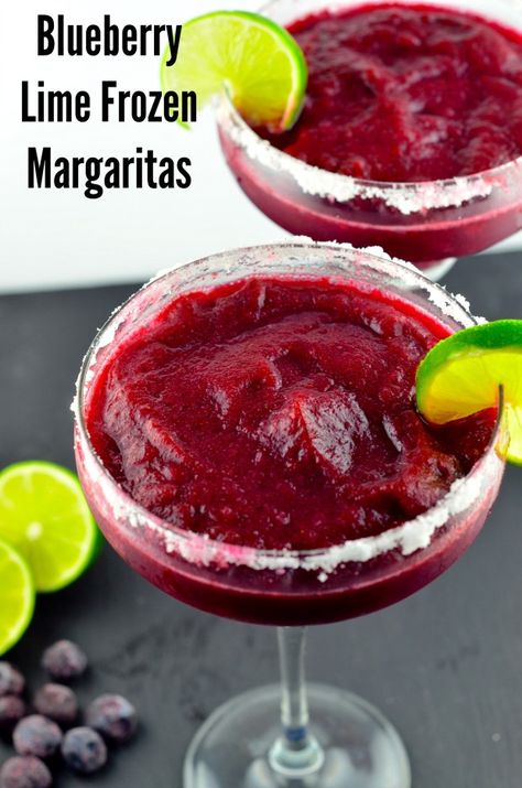 Blackberry Margaritas, Blackberry Margarita, Lime Margarita, Frozen Margaritas, Summer Recipe, Drink Station, Homemade Recipe, Blueberry Recipes, Margarita Recipes