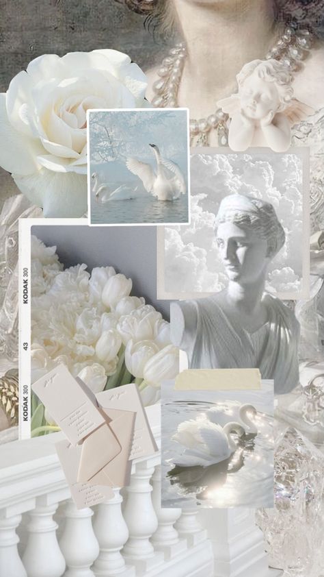 White Collage Wallpaper Aesthetic, White Aesthetic Moodboard, White Aesthetic Vintage, Moodboard White, Black Room Aesthetic, Ig Layout, Teagan White, Colour Composition, White Collage