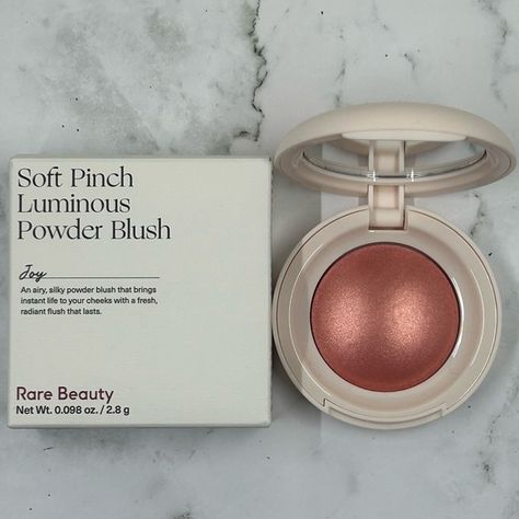 Rare Beauty Soft Pinch Luminous Powder Blush — Shade JOY Rare Beauty Soft Pinch, Korean Lifestyle, Selena Gomez Makeup, What Makes You Unique, Powder Blush, My Idea, Rare Beauty, Next Week, The Shade