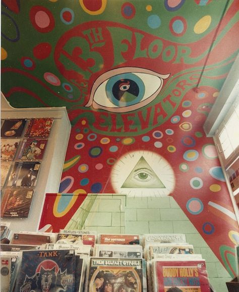 Scan 1 Yellow Submarine Art, 13th Floor Elevators, Roky Erickson, Julian Cope, Syd Mead, John Luke, Rock Album Covers, 13th Floor, Boho Inspo