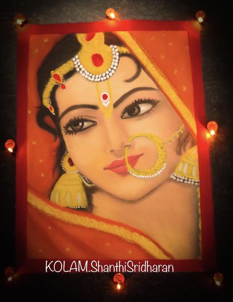 Laxmi Ji Rangoli, Laxmi Ji Rangoli Designs, Rangoli Competition, Rangoli Drawing, 3d Rangoli, Rangoli Designs For Competition, Legs Mehndi, Poster Rangoli, Very Easy Rangoli Designs