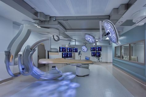 Hybrid Operating Room featuring the Philips Imaging System… | Flickr Sci Fi Hospital, Sci Fi Laboratory, Heart Valve, London Interior Design, Healthcare Architecture, Hospital Interior, Spa Interior, Hospital Room, Hospital Interior Design