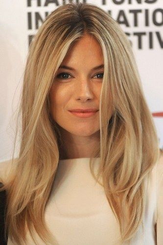 Sienna Miller Hair, Wispy Layers, Barrel Curls, Super Hair, Sienna Miller, Long Straight Hair, Long Hair Cuts, Blonde Bob, Medium Length Hair Cuts