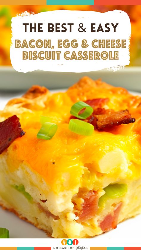 Transform your mornings with our Bacon, Egg, and Cheese Biscuit Casserole! A delectable blend of crispy bacon, fluffy eggs, and melty cheddar atop buttery biscuits. Start your day right – click for the recipe! Bacon Egg Cheese Biscuit Casserole, Biscuit Bacon Egg Casserole, Cheddar Bay Biscuit Breakfast Casserole, Bacon Egg And Cheese Biscuit Bake, Egg And Bacon Casserole, Biscuits Breakfast Casserole, Breakfast Recipes With Biscuits, Egg Biscuit Casserole, Egg And Cheese Biscuit