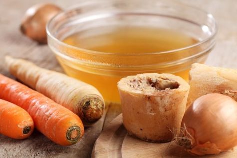 Bone Broth is full of invaluable nutrients and offers a wide range of health benefits. The broth is intensely meaty, dogs adore it, too, so it’s not a struggle to get them to eat it.  To make it, it just requires a few inexpensive, readily available ingredients, and a slow cooker.  Bone broth is brilliant for all dogs, but particularly for the young, the elderly, and the unwell.

#bonebrothfordogs #caninenutrition #bigrocklabradoodles #kickassbreeder Bone Broth For Dogs, Broth For Dogs, Chicken Bone Broth Recipe, Beef Marrow Bones, Nightshade Vegetables, Making Bone Broth, Autoimmune Paleo Diet, Food That Causes Inflammation, Homemade Bone Broth