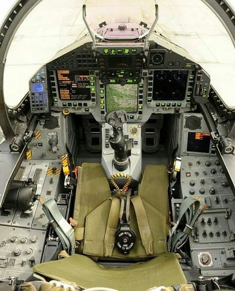 Royal Air Force Eurofighter Typhoon Cockpit ❤❤❤ . 👉 The Typhoon features a glass cockpit without any conventional instruments. It… Aircraft Instruments, Glass Cockpit, Eurofighter Typhoon, Jet Fighter Pilot, Fighter Pilot, Royal Air Force, Fighter Planes, Military Aircraft, Air Force