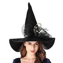 Black Halloween Costumes, Fancy Dress Ball, Festival Atmosphere, Carnival Decorations, Witch Hats, Witch Halloween Costume, Halloween Witch Hat, Halloween Hats, Black Spider