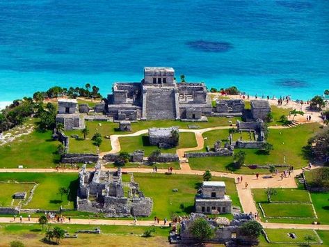 $75-$100 6 HRS Tulum Mayan Ruins Excursion from Cozumel  2 HRS at Tulum Snack ** Cozumel Excursions, Cancun Tulum, Tulum Ruins, Mayan Cities, Quintana Roo Mexico, Costa Maya, Mexico Travel Destinations, Tulum Beach, Guatemala Travel