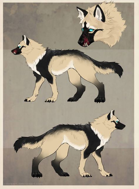 Anime Wolf Drawing, Dog Design Art, Canine Drawing, Ref Sheet, Wolf Artwork, Digital Art Drawing, Wolf Drawing, Canine Art, Wolf Pictures