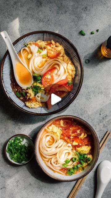 sonia wong on Instagram: "Chinese tomato egg noodle soup is giving #tomatogirlsummer my way 😉

this 15-min meal is in rotation all year long but it is particularly excellent using sweet summer tomatoes 🤌 during peak tomato season (now) you might not even need the sugar - taste and season to your liking, as always!

recipe linked in my bio 🍅🍅🍅

https://www.saltnpepperhere.com/blog/easy-chinese-tomato-egg-noodles

#noodles #noodlebowls #tomatoes #chinesefood #asianfood #easyrecipes #meatless #homecooking" Egg Noodle Soup, 15 Min Meals, Tomato Egg, Tomato Dishes, Tomato Season, Summer Tomato, Easy Chinese, Asian Foods, Egg Noodles