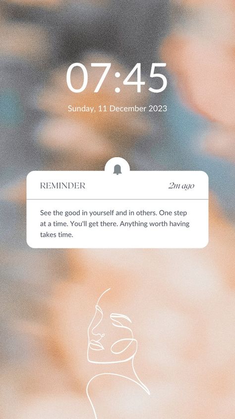 Daily Reminder Wallpaper Iphone, Reminder Instagram Story, Reminder Notification, Orange Minimalist, Template Instagram Post, Canva Template Instagram, Coach Instagram, Instagram Design, Layout Inspiration