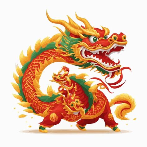 Premium Vector | Dragon dance chinese new year cartoon illustration Dragon Girl Character Design, Character Art Cute, Angpao Imlek, Orca Art, Colorful Digital Art, Celebrating New Year, New Year Cartoon, Chinese New Year 2024, Animal Zodiac