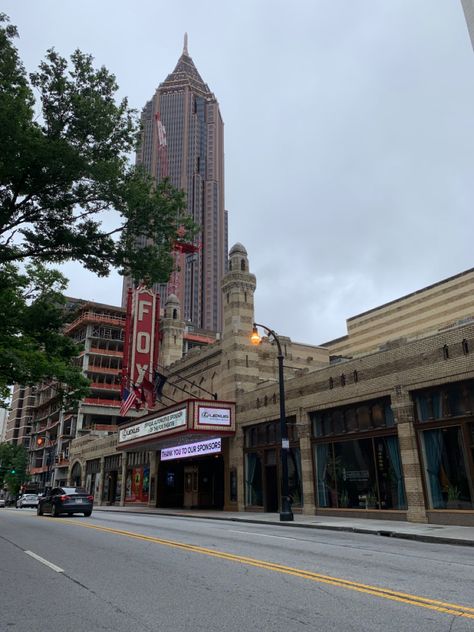 Fox Theater Atlanta, Background Studies, Atlanta Georgia Downtown, Downtown Pictures, Atlanta Downtown, Environment Inspiration, Atlanta Travel, Fox Theater, Georgia Photography