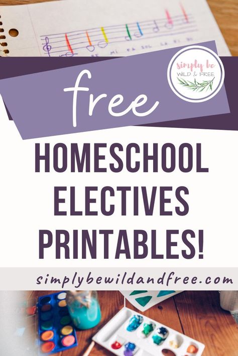 Free Elementary Printables, Free Printable Homeschool Posters, Electives For Homeschool, Free Bible Curriculum For Homeschool, Homeschool Cricut Ideas, Free Printable Homeschool Worksheets, Homeschool Art Ideas, Fun Homeschool Ideas, Starting Homeschooling