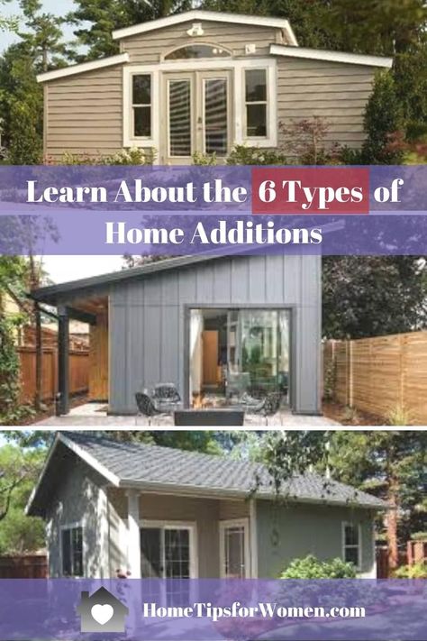 We're spending more time at home & need more space. Check out 6 home addition choices that will give you the space you need ... #home #building #homeadditions #renovation #homerenovation #remodeling #construction House Additions Ideas Before And After, Small House Addition Ideas, House Additions Ideas, Additions To House Ideas, Small House Additions, Home Additions Back Of House, Small Home Additions, Home Addition Ideas, Garage Additions