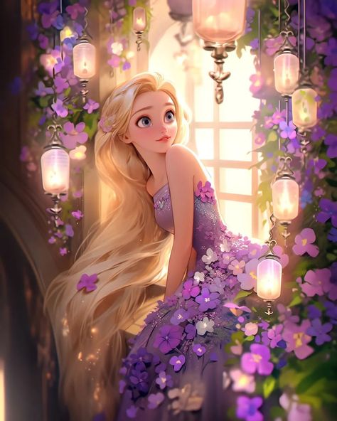 Disney Princess Anime, Disney Princess Rapunzel, Disney Princess Artwork, Disney Princess Fan Art, Images Disney, Princess Wallpaper, Disney Princess Images, Princess Pictures, Disney Princess Drawings