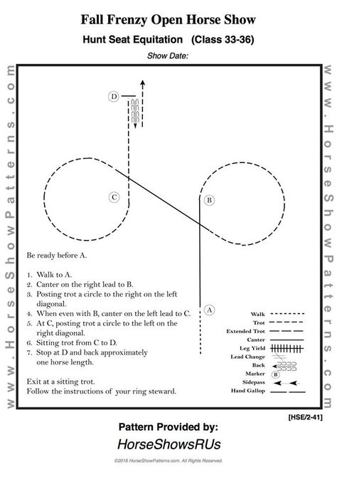 English Equitation Pattern Hunt Seat Equitation Patterns, English Equitation Patterns, Equitation Patterns, Horse Drills, Trail Patterns, Showmanship Patterns, Horse Judging, Equestrian Exercises, Horsemanship Patterns