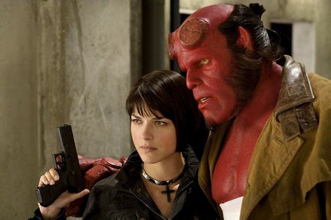 What’s leaving HBO Feb 2018– Hellboy 2, Loving, and other movies. Hellboy And Liz, Hellboy Liz, Liz Sherman, Hellboy 2004, Hellboy Movie, Golden Army, Hellboy Art, Doug Jones, Ron Perlman