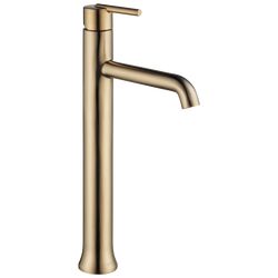 Champagne Bronze Delta Trinsic Bathroom Faucet, Delta Trinsic Champagne Bronze, Delta Trinsic, Kohler Faucet, Bar Faucet, Wall Mount Faucet Bathroom, Vessel Faucets, Vessel Sink Faucet, Vanity Faucet