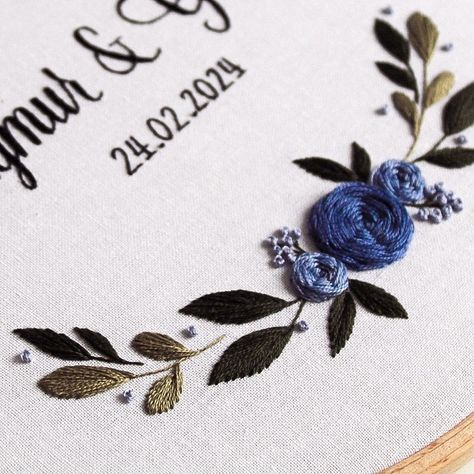 💙 there is beauty in new beginnings and I love to be a part of it with my embroidery designs. _______________ Are you a 2024-bride? 2024 Bride, Modern Embroidery, New Beginnings, Embroidery Designs, I Love, Embroidery, On Instagram, Beauty, Quick Saves