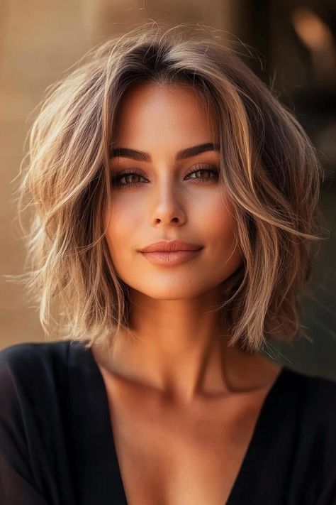 26 Classic Short Bob Haircuts For 2025 Womens Short Bob Hairstyles, Uneven Bob Haircut, Textured Bob Haircut, Bob Cuts For Women, Messy Bob Haircut, Modern Bob Hairstyles, Cute Bob Haircuts, Short Bob Styles, Angled Bob Haircuts