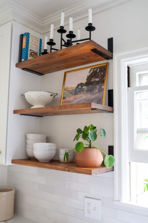 Headboard with shelves