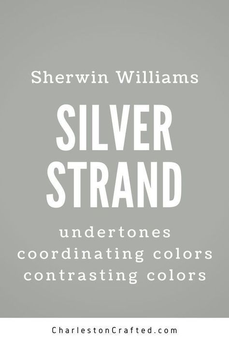 Sherwin Williams Silver Strand Coordinating Colors: Hometalk: DIY Silverstrand Sherwin Williams Bathroom, Sherwin Williams Silver Strand Bedroom, Sw Silver Strand Bedroom, Silver Grey Paint Color Sherwin Williams, Silver Strand Sherwin Williams Kitchen, Silver Strand Sherwin Williams Bathroom, Silver Tipped Sage Sherwin Williams, Silver Strand Sherwin Williams Bedrooms, Quicksilver Sherwin Williams