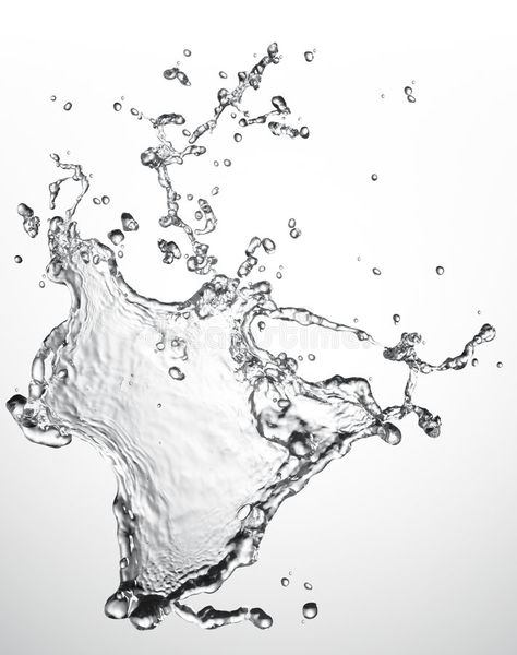 Water splash. Big water splash isolated on white background , #Affiliate, #Big, #splash, #Water, #water, #background #ad Ink In Water Background, Water Splash Aesthetic, Splashing Water Photography, Waterfall Project, Messy Bed, Abstract Sketches, Water Images, Big Splash, Splash Photography