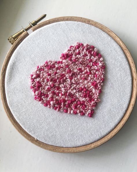 Roses are red, violets are blue and here’s a pink love heart just for you!💕💕 Happy Valentine’s Day to all those with big hearts out there!! . . . . . . . . . . . #galentinesday #handembroidery #frenchknot #HandEmbroideredValentine #HeartCardDesign #PinkValentineCard #EmbroideredLove #ValentinesDayGreetings #HandmadeHeartCard #LovelyEmbroidery #PinkHeartDesign #ValentinesCrafts #DIYValentineCard #EmbroideryArt #HandStitched #EmbroideryDesigns #HandEmbroideryArt #Needlework #EmbroideryLove #... Valentines Day Embroidery, Pink Love Heart, Diy Valentines Cards, Instagram Roses, Big Hearts, Valentines Day Greetings, Roses Are Red, Creative Embroidery, French Knot