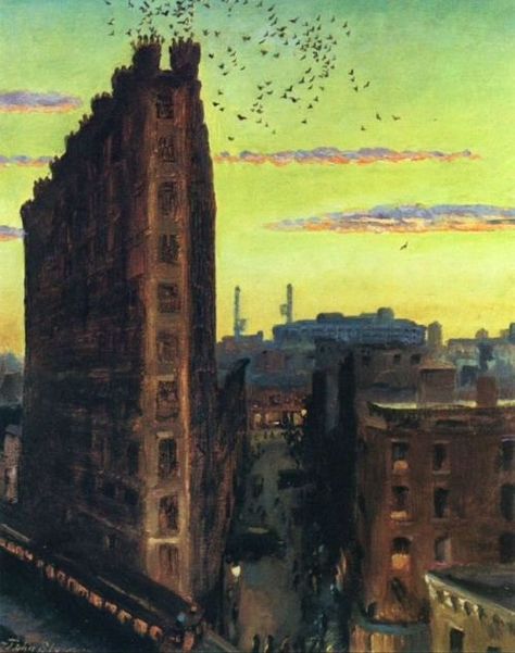 John French Sloan, Cornelia Street, 1920 William Glackens, John Sloan, Ashcan School, Cornelia Street, American Realism, Bo Bartlett, Most Famous Artists, Andrew Wyeth, Spring Rain