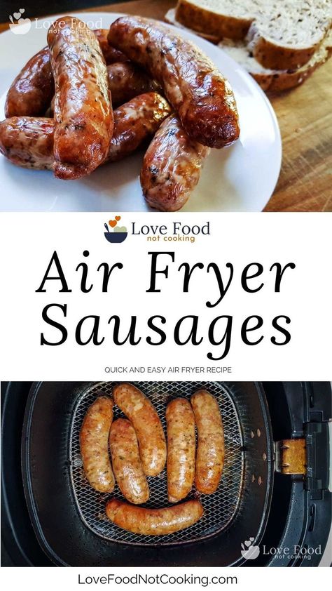 Air Fry Chicken Sausage, Chicken Sausage In Air Fryer, Ketocarnivore Diet, Air Fryer Chicken Sausage, Air Fryer Sausage, Easy Air Fryer Chicken, Tornado Potato, Chicken Sausage Recipes, Air Flyer