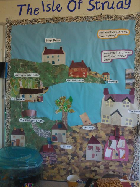 The Isle of Struay. Katie Morag Katie Morag Activities, Teaching Materials Science, Katie Morag, Ks1 Classroom, Primary School Classroom, Class Displays, Teaching Geography, After School Club, Literacy Lessons