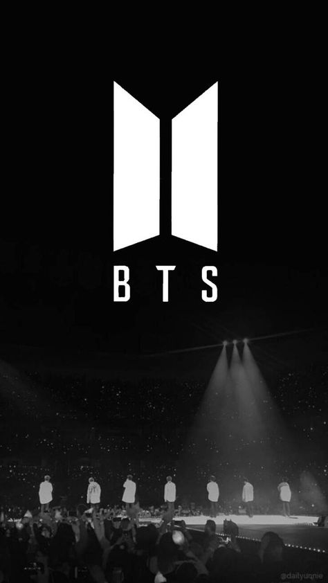 Bts Logo Wallpaper, Iphone Wallpaper Bts, Bts Logo, Bts Wallpaper Desktop, Bts Army Logo, Bts Black And White, Bts Group Picture, Bts Backgrounds, Bts Aesthetic Wallpaper For Phone