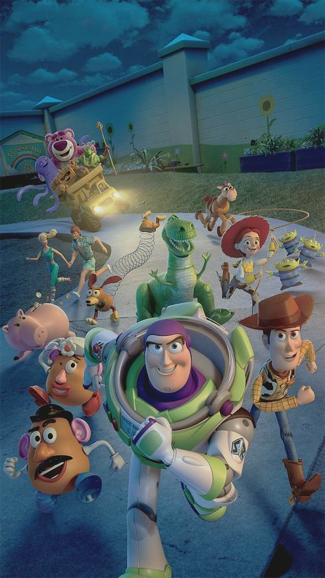 Toy Story Pictures, Dibujos Toy Story, Toy Story Movie, Disney Characters Wallpaper, Images Disney, Disney Background, Karakter Disney, Toy Story 3, Disney Collage