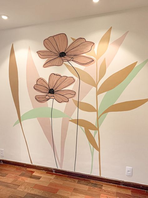 wall paint designs creative art ideas bedroom Wall Paint Designs Creative Art Ideas, Wall Paint Designs Creative, Creative Art Ideas, Home Wall Painting, Wall Murals Diy, Creative Wall Painting, Wall Art Diy Paint, Easy Decor, Kids Room Paint