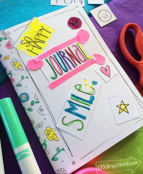 Make and decorate your own kids journal with this free printable kit Activity Journal For Kids, Journal Kit Printable, Kids Journal Printables, Journaling Kit Diy, Travel Journal For Kids, Alphabet Crafts Preschool, Free Thanksgiving Printables, Scripture Coloring, Kids Planner