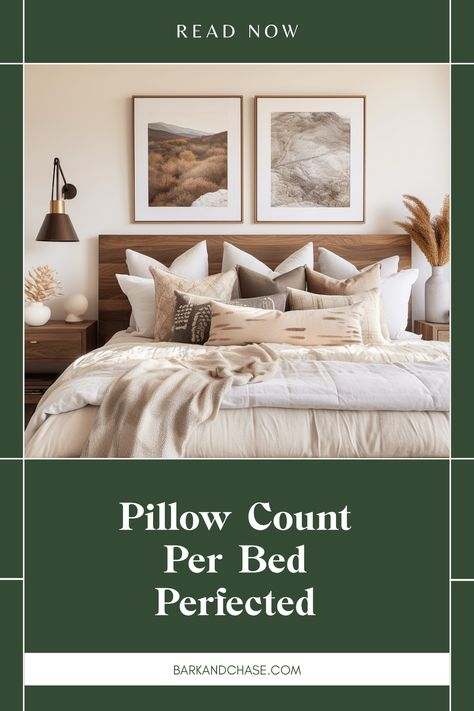 Wondering how many pillows you really need for a perfectly styled bed? This ultimate guide will clarify the grid. From plush marshmallow pillows to minimalist looks, discover practical tips to achieve your ideal pillow arrangement. Whether you're after a cozy, luxurious feel or a sleek, clean line, learn how to mix size, shape, and color for maximum impact. Perfect bedding never looked so comfy! It's time to impress your guests and enhance your sleep space with the right balance. Pillow arrangement just got easier! Bedding Arrangement, Styled Bed, Pillow Arrangement, Perfect Bedding, Superking Bed, How To Mix, King Pillows, Organic Pillow, Latest Colour