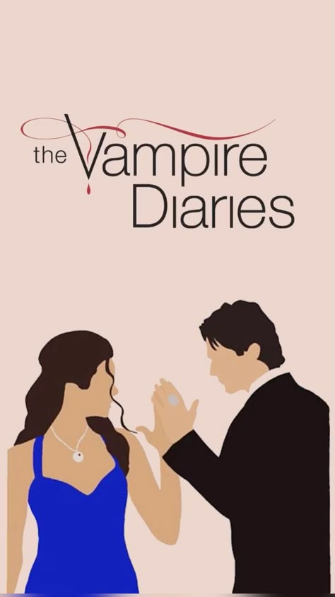 Delana Tvd Wallpaper, Vampire Diaries Illustration, Tvd Aesthetic Wallpaper, Tvd Logo, Tvd Wallpaper Aesthetic, Delena Wallpaper, The Vampire Diaries Logo, The Vampire Diaries Wallpaper, Tvd Wallpaper