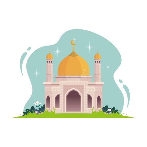 Masjid Illustration, Mosque Template, Culture Background, Poster Ramadhan, Islamic Celebrations, Earth Tattoo, Dance Logo, Eid Card Designs, Ramadan Greetings