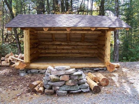 Adirondack Photos of Lean Tos Adirondack Gazebos Cabins Custom Built Adirondack Lean-Tos Lean To Shelter, One Room Cabins, Bushcraft Shelter, Lean To, Camping Shelters, Small Log Cabin, Outdoor Shelters, Survival Shelter, Bushcraft Camping