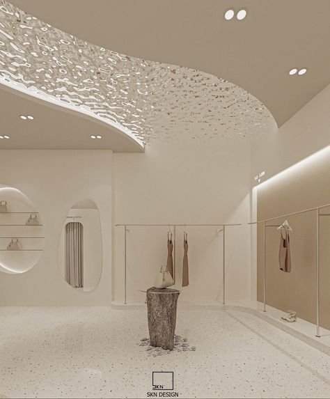 Pearl Interior Design, Retail Shop Design, Display Wall Design, Bridal Boutique Interior, Luxury Retail Store, Design Studio Workspace, Clothing Store Interior, Jewelry Store Design, Beach Interior