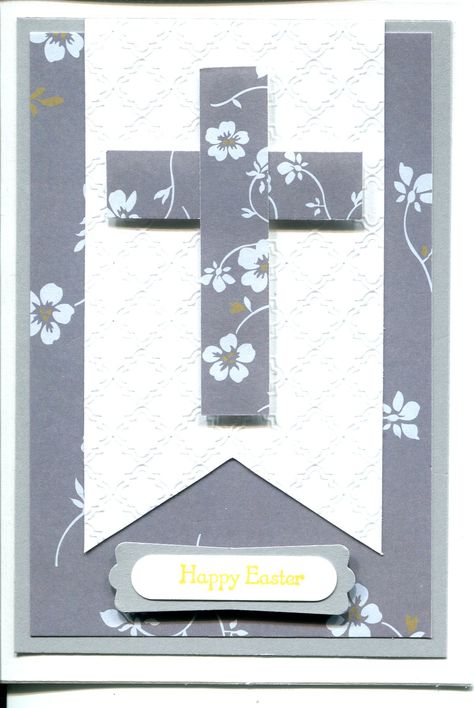 Easter Cross Cards Handmade, Christian Easter Cards Handmade, Religious Easter Cards, Cross Cards, Easter Cards Religious, Easter Cards Handmade, Pastors Appreciation, Easter Religious, Easter Blessings