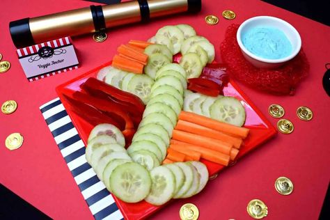 21 Exciting Savory Ideas To Serve At Your Kid’s Pirate Party10 Pirate Sandwiches, Pirate Breakfast Ideas, Pirate Themed Desserts, Pirate Themed Food For Adults, Pirate Appetizers, Pirate Birthday Food, Pirate Theme Snacks, Pirate Brunch, Pirate Snacks For Kids