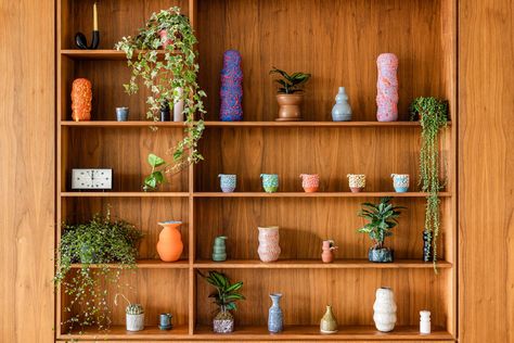 Noted Pot Aficionado Seth Rogen Has a New Airbnb Retreat Where He Promises to Take Your Ceramics to a Higher Level | Artnet News West Elm Floor Lamp, Seth Rogan, Oasis Clothing, Creative Retreat, Retreat House, Seth Rogen, Austin Homes, Air Bnb, Soul Music