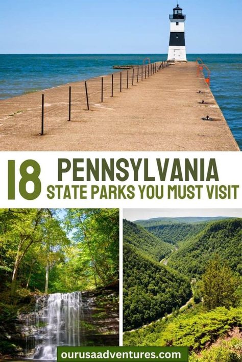 Discover the breathtaking beauty of Pennsylvania's top state parks, where lush forests, serene lakes, and stunning vistas await. From hiking trails to picturesque picnic spots, explore nature's wonders at these must-visit destinations Pennsylvania State Parks, Backpacking Pennsylvania, Pennsylvania Hikes, Pennsylvania Travel, Couples Vacation, Lake Vacation, Picnic Spot, Perfect Family, Local Travel