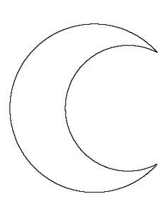 Crescent Moon Pattern Silas Aesthetic, Crescent Moon Pattern, Tag Template Free, Moon Outline, Printable String Art Patterns, Name Tag Templates, Tattoo Moon, String Art Templates, Crescent Moon Tattoo