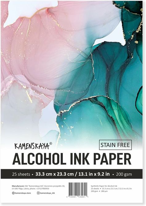 Alcohol Ink Painting, Alcohol Ink Art, Alcohol Inks, Ink Painting, Ink Art, Alcohol Ink, Watercolor Paper, Art Paper, Stain