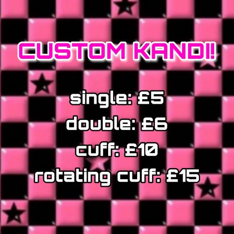 custom kandi bracelets :) free shipping! South Park Bracelet, Fnaf Kandi, Double X Base Cuff Kandi, Kandi Patterns Cuff, Plur Bracelets Kandi, Emo Kandi Cuff, X Cuff Kandi, Trans Kandi Cuff, Kandi Inspiration