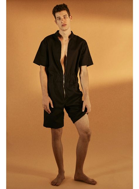 Diy Romper, Crop Top Boys, Genderless Fashion, Jumpsuit Men, Male Beauty, Diy Fashion, Academic Dress, Jumpsuit Romper, Overalls