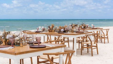 Riviera Maya Mexico Wedding Packages & Venues | Andaz Mayakoba - a concept by Hyatt Mayakoba Wedding, Brunch Reception, Honeymoon Night, Catholic Wedding Ceremony, Dominican Republic Wedding, Riviera Maya Weddings, Wedding Consultant, Wedding Brochure, Banquet Tables